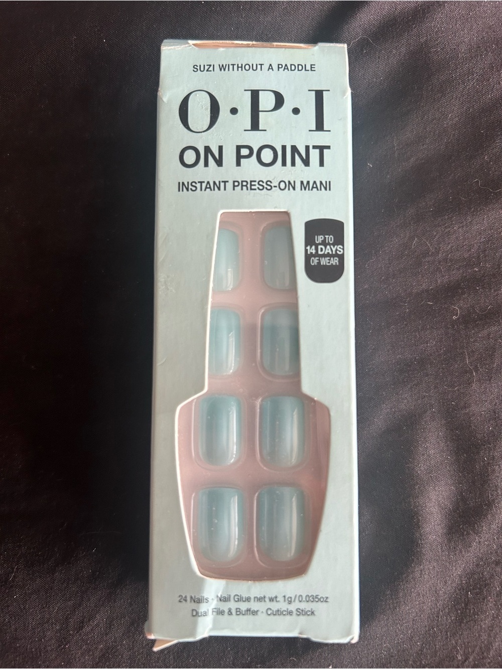 OPI On Point Instant Press-On Mani in Light Blue